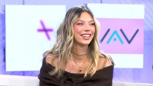 Alejandra Rubio reaparece en televisi&oacute;n tras dar a luz a su primer hijo. (Foto: Telecinco)