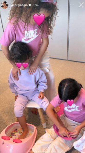 Georgina Rodr&iacute;guez deja de mostrar las caras de sus hijos en redes sociales. (Foto: Instagram)