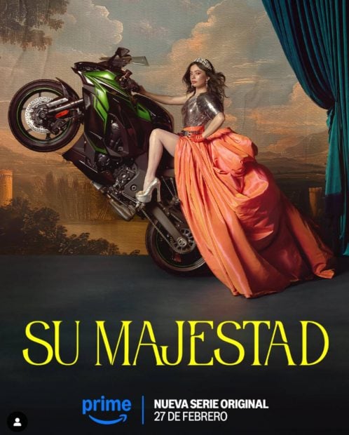 Anna Castillo en el p&oacute;ster de 'Su majestad'. (Foto: Gtres)