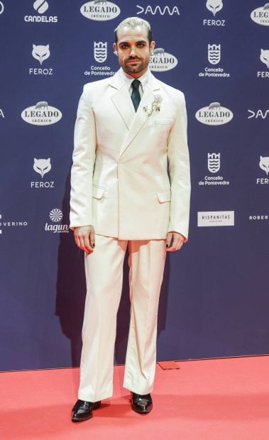 El actor Xoan F&oacute;rneas en el photocall de los 12&ordm; Premios Feroz en Pontevedra el s&aacute;bado.(Foto: Gtres)