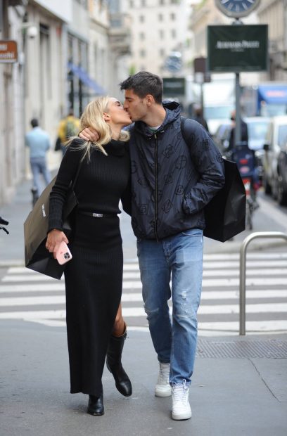 Alice Campello y &Aacute;lvaro Morata, Morata, Alice Campello hija