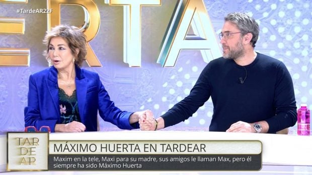 M&aacute;ximo Huerta, M&aacute;xim Huerta, Ana Rosa Quintana, el programa de ana rosa