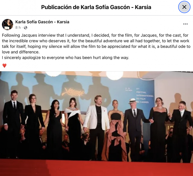 Comunicado Karla Sofia Gasc&oacute;n