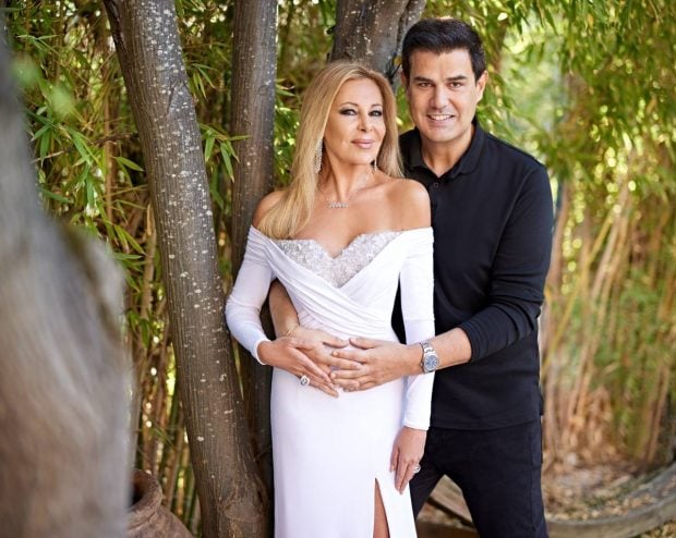 Ana Obreg&oacute;n con Alejandro de Miguel.