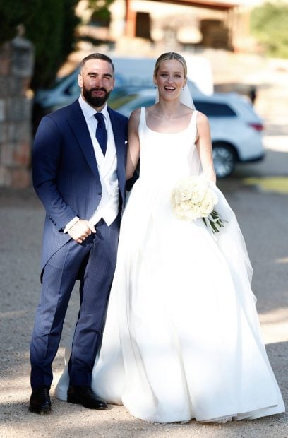 La boda de Daniel Carvajal y Daphne Ca&ntilde;izares en Ayll&oacute;n, Segovia. (Foto: Gtres)