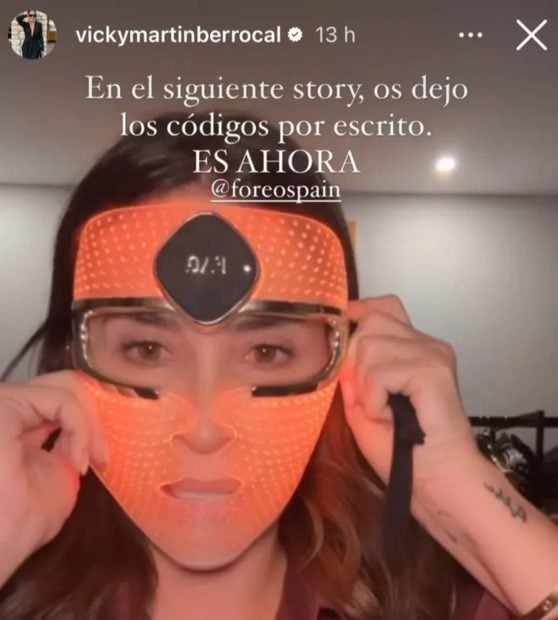 M&aacute;scaras LED, Vicky Mart&iacute;n Berrocal, Mascara facial LED