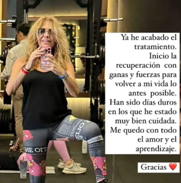 Belén Rodríguez, cancer Belén Rodríguez,