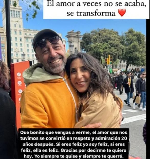 Paz Padilla, Anna Ferrer Padilla, Ex marido de Paz Padilla