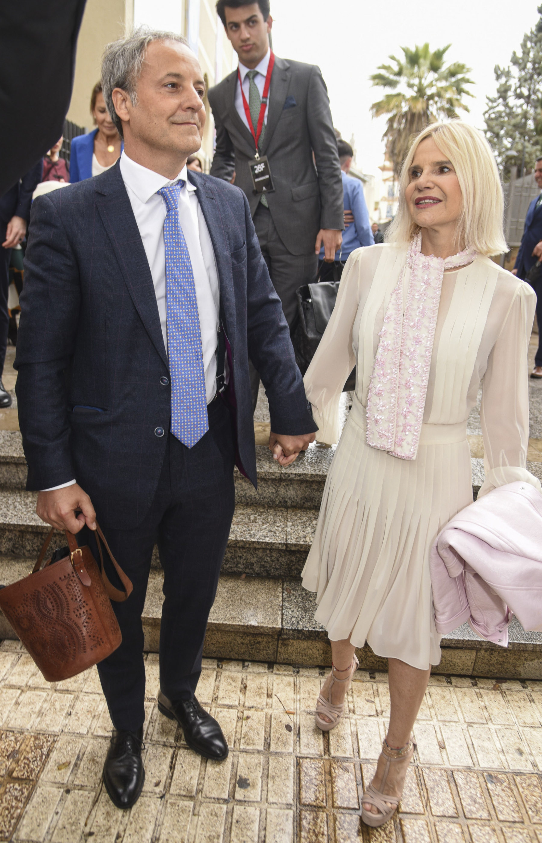 Eugenia Mart&iacute;nez con su marido Narc&iacute;s Rebollo. (Foto:Gtres)