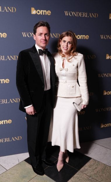Beatriz de York y Edoardo Mapelli en Londres. (Foto: Gtres)