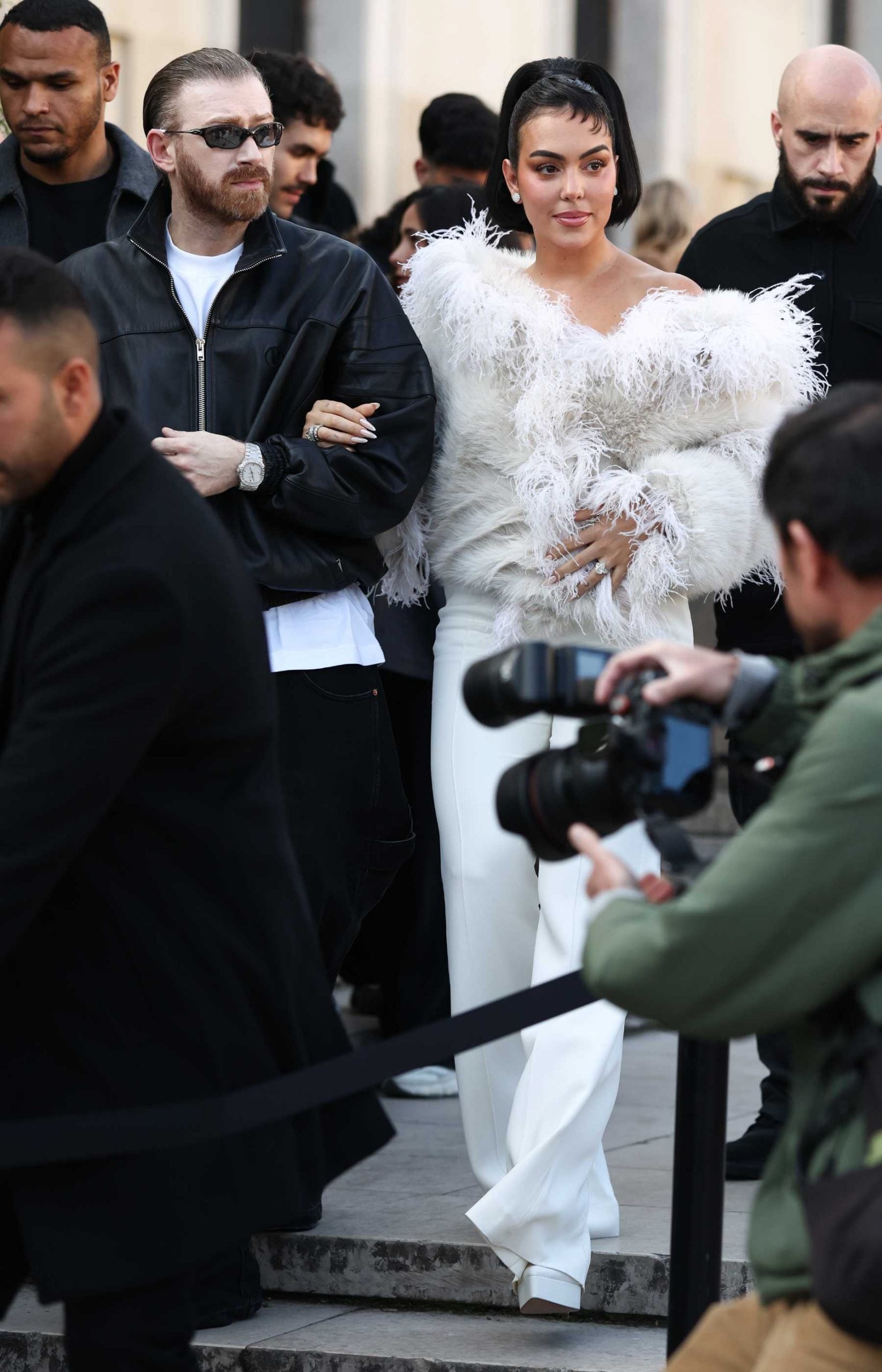 Georgina Rodr&iacute;guez en la Semana de la Moda de Par&iacute;s. (Foto:Gtres)
