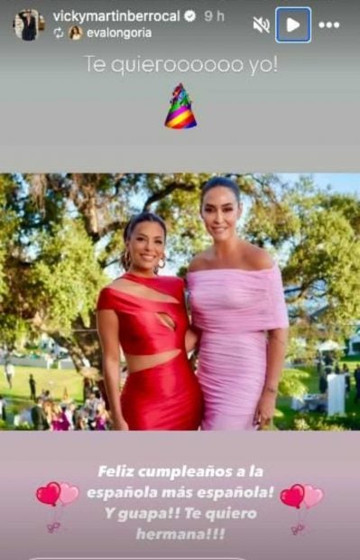 Eva Longoria y Vicky Mart&iacute;n Berrocal. (Foto:Instagram)