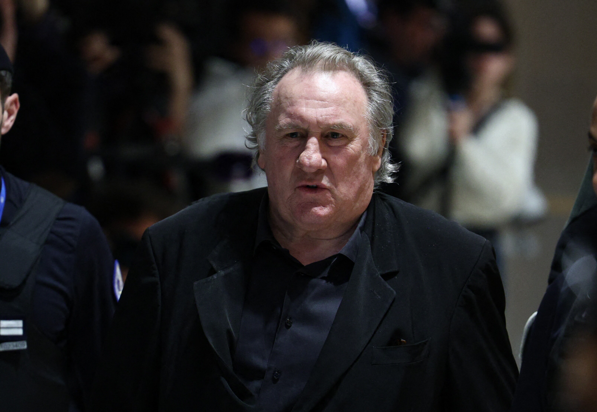 Gerard Depardieu, llegando al juicio