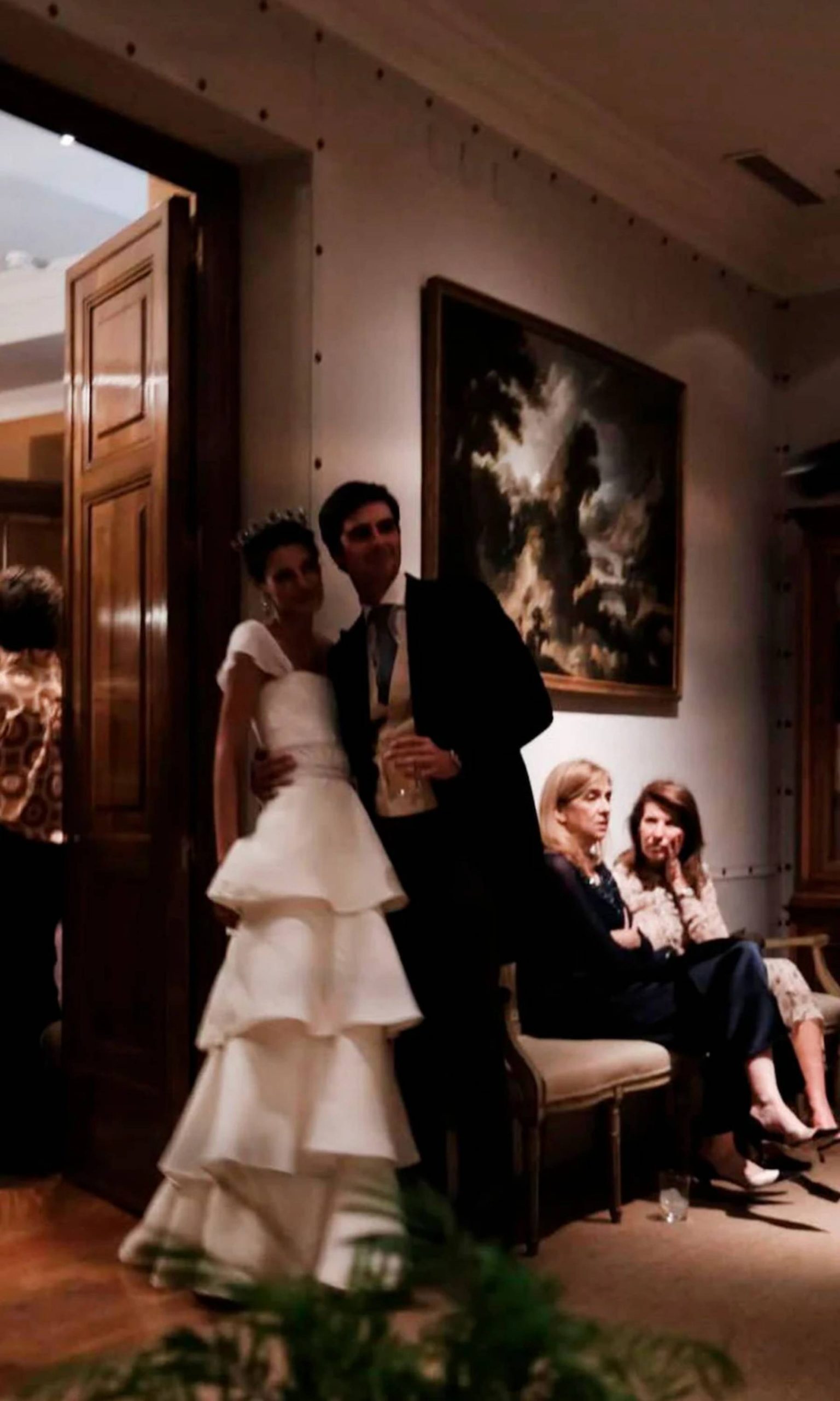 La infanta Cristina en la boda de Victoria Matossian y el pr&iacute;ncipe Cecil von Croy. (Foto: Redes Sociales)