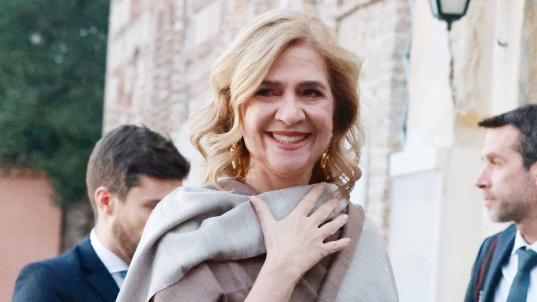 La infanta Cristina en una boda. (Foto: Gtres)