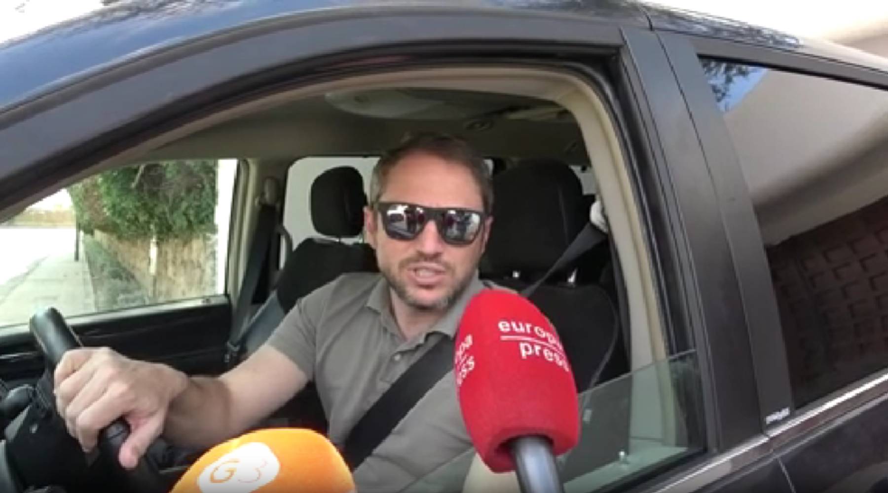 Manuel Martos en el interior de un veh&iacute;culo. (Foto: Gtres)