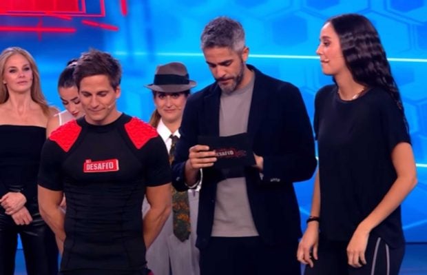 Victoria Federica, Gotzon Mantuliz y Roberto Leal, El Desaf&iacute;o. (Foto A3)