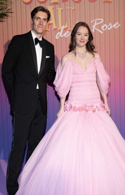 Alexandra de Hannover y Ben Sylvester Strautman en el El Baile de la Rosa. (Foto:Gtres)