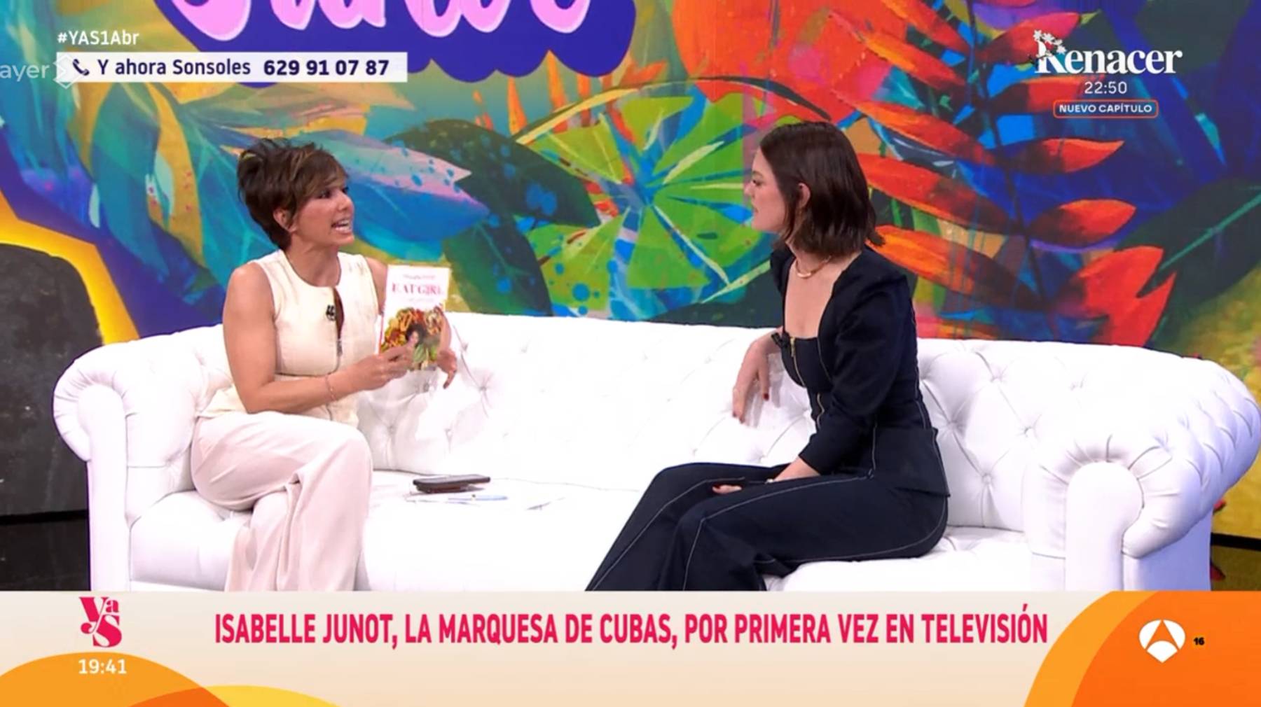 Isabelle Junot en 'Y ahora Sonsoles'. (Foto: Gtres)