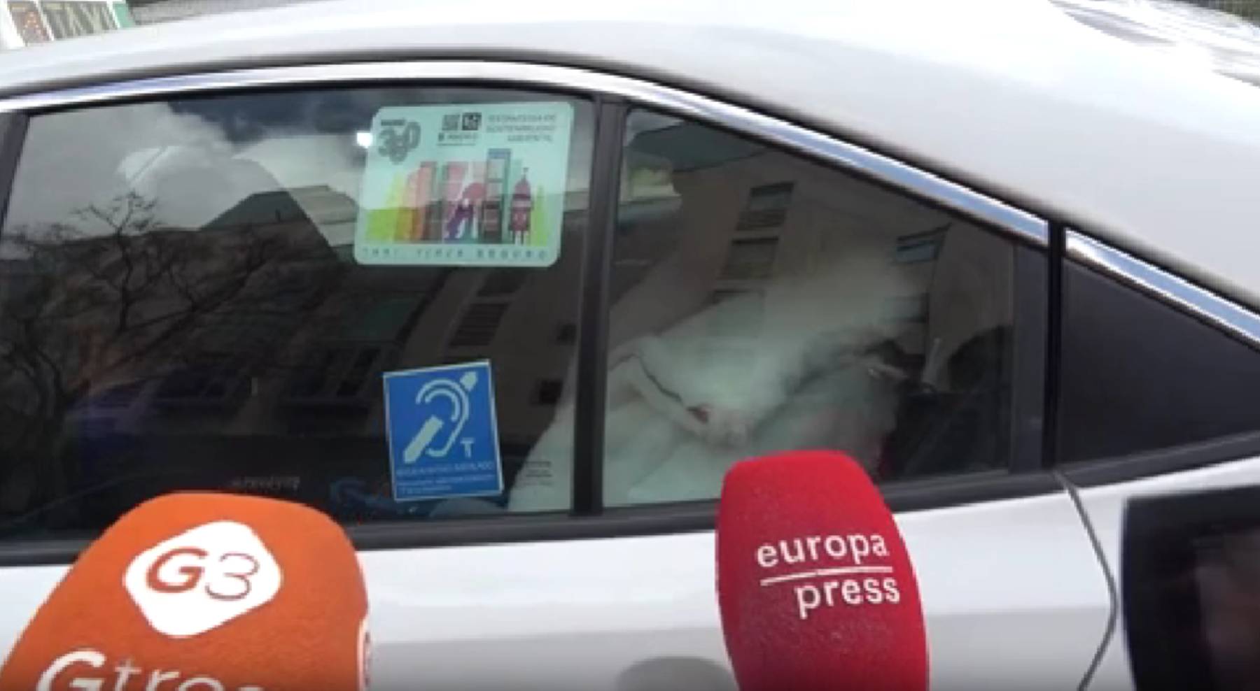 B&aacute;rbara Rey en el interior de un coche. (Foto: Gtres)