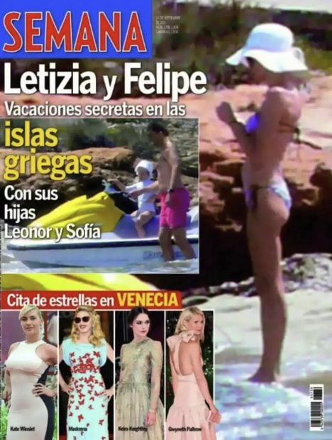 Reina Letizia, bikini