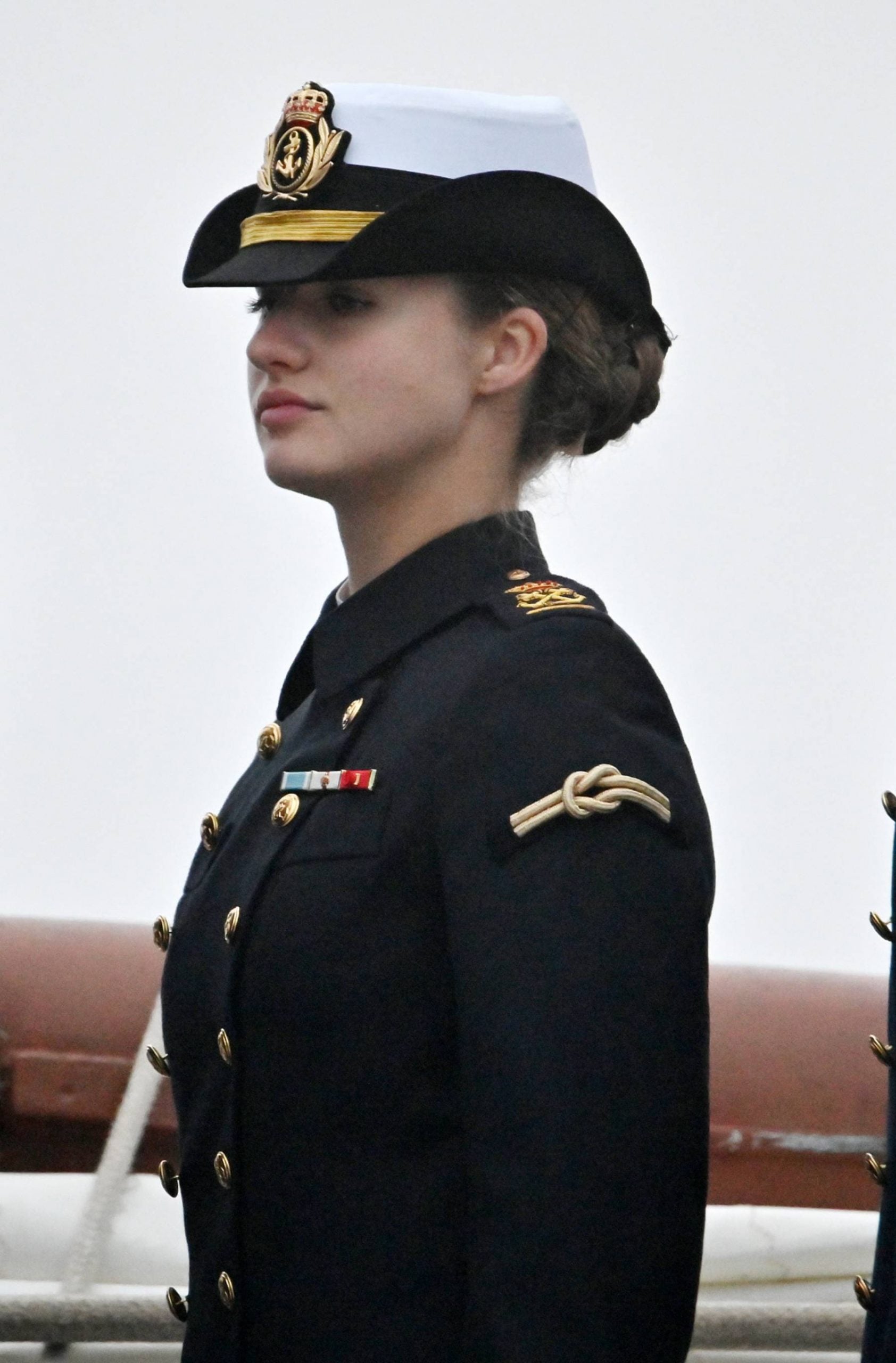 La princesa Leonor a su llegada a Valpara&iacute;so. (Foto: Gtres)
