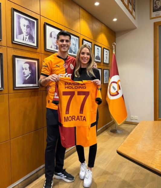 Alice Campello y Álvaro Morata