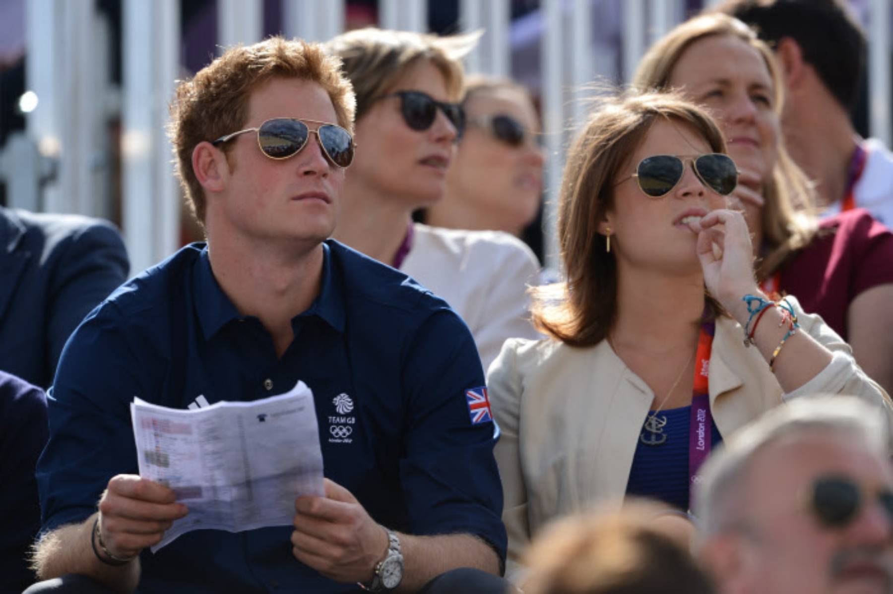 El príncipe Harry y la princesa Eugenia de York. (Foto: Gtres)