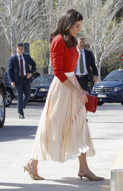 Reina Letizia, reina Letizia falda