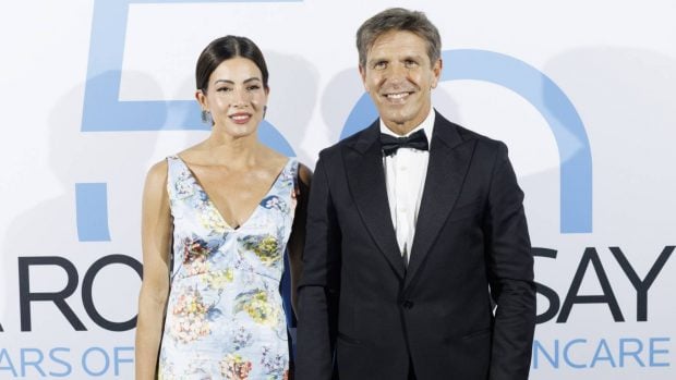 Manuel D&iacute;az 'El Cordob&eacute;s' y Virgina Troconis en un evento en Madrid. (Foto: Gtres)