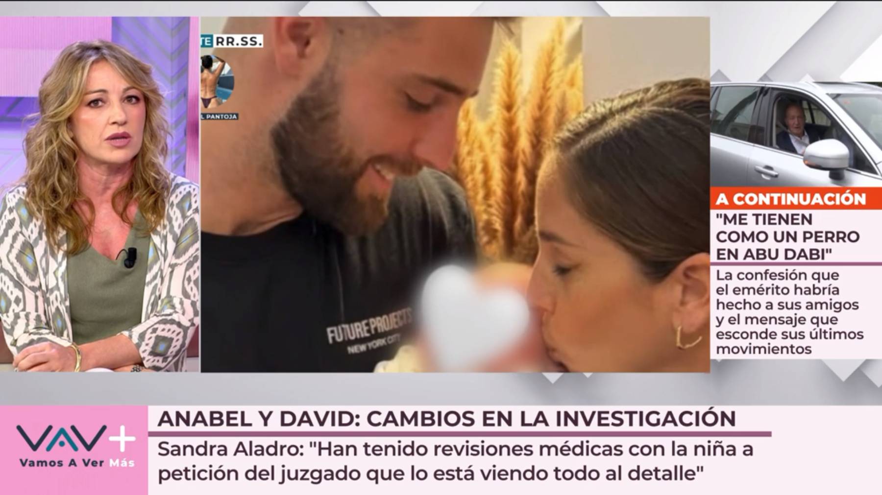 La periodista Sandra Aladro en 'Vamos a ver'. (Foto: Telecinco)