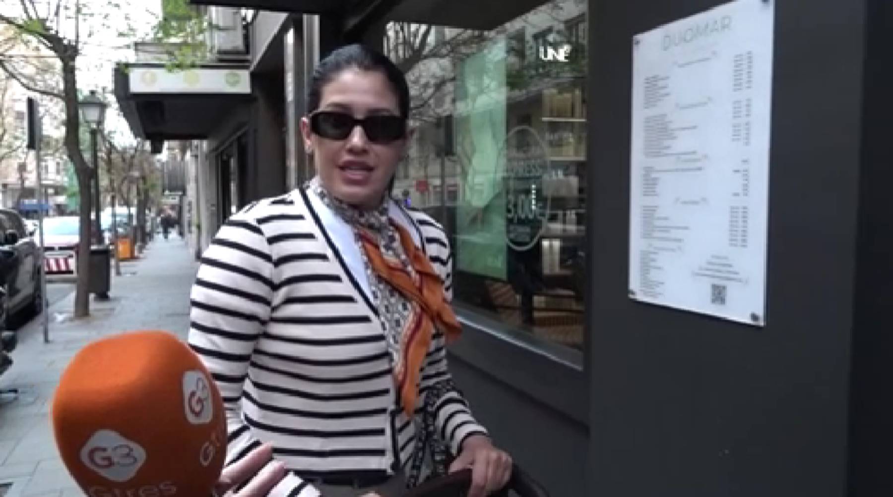 Gabriela Guill&eacute;n por las calles de Madrid. (Foto: Gtres)