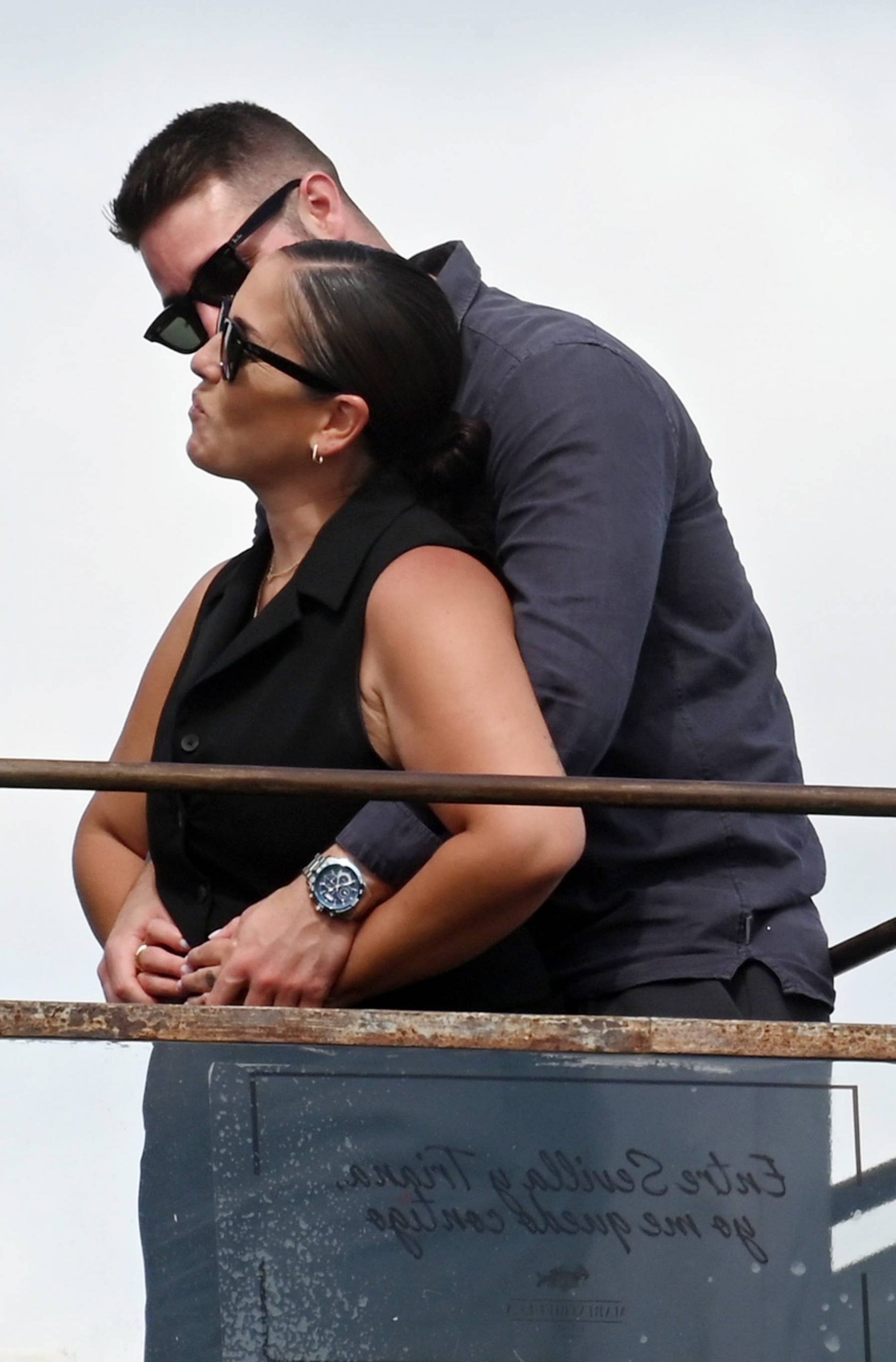 Anabel Pantoja y David Rodríguez en Sevilla. (Foto: Gtres)
