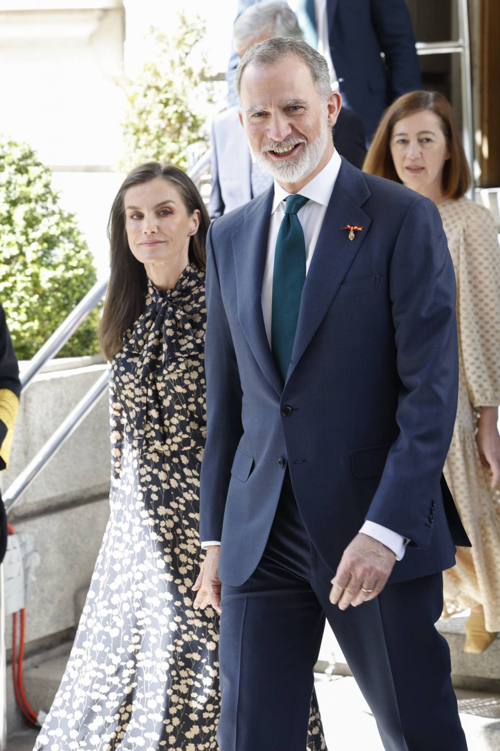 Los Reyes Felipe y Letizia en un acto oficial. (Foto: Gtres)