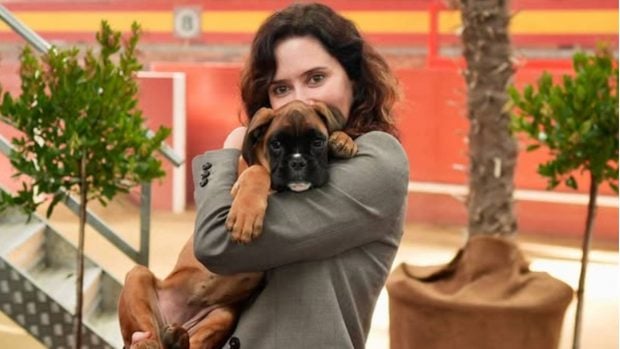 Isabel Díaz Ayuso en Valdemorillo. (Foto: Instagram)