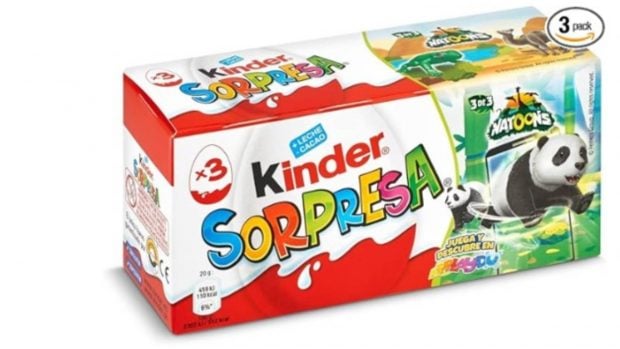 Papa Francisco, Huevos Kinder Papa Francisco