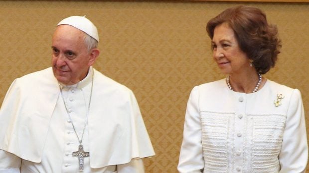 Papa Francisco, Reina Sof&iacute;a