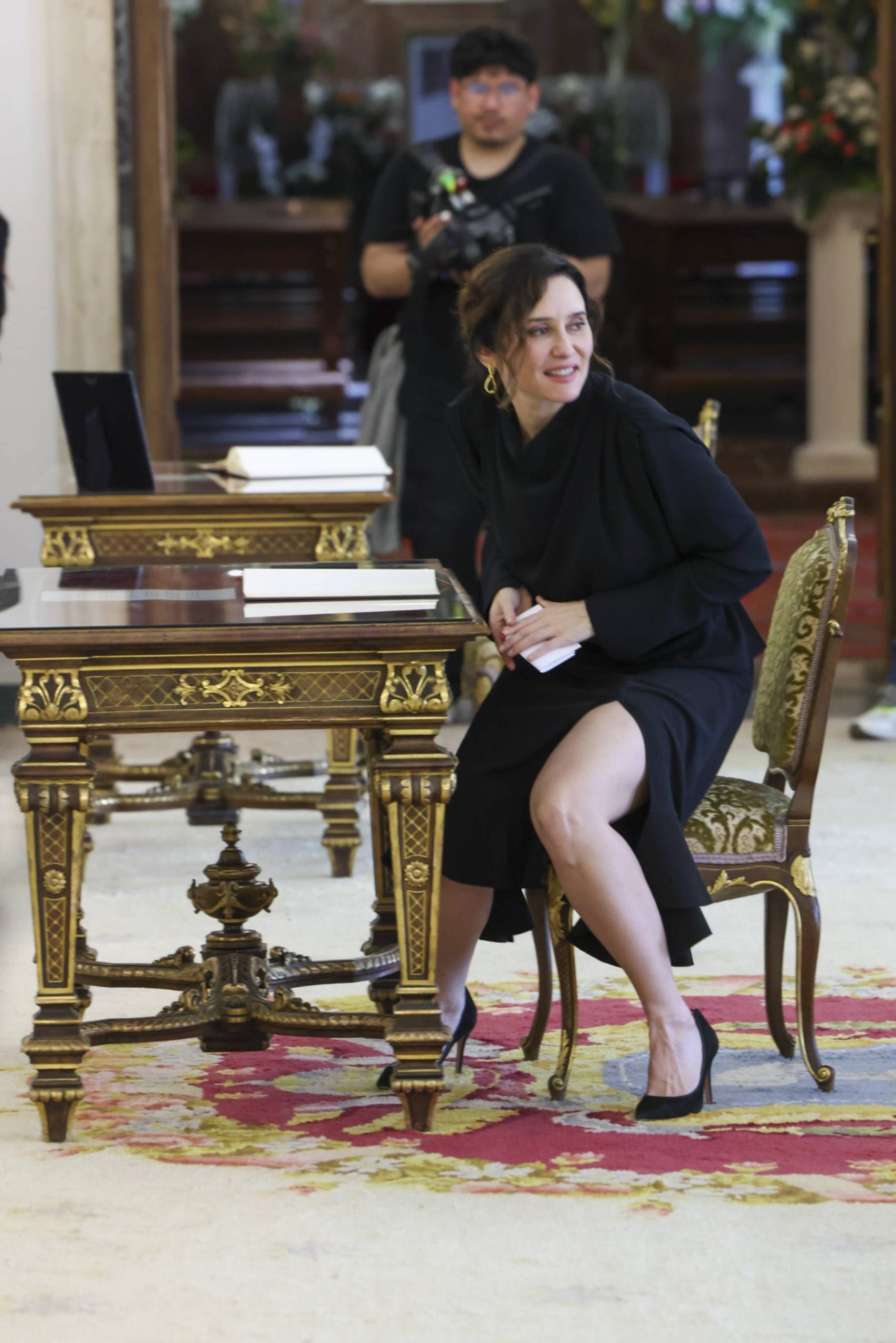 Isabel D&iacute;az Ayuso en la Nunciatura Apost&oacute;lica. (Foto: Gtres)