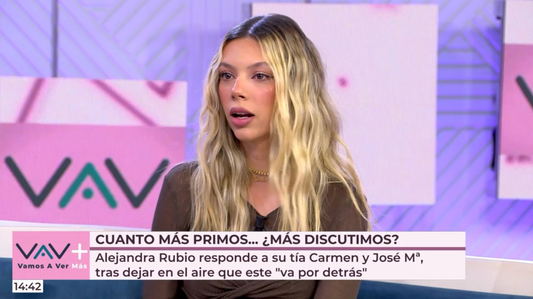 Alejandra Rubio en 'Vamos a ver'. (Foto: Gtres)