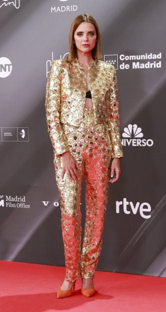 Macarena G&oacute;mez en un photocall. (Foto: Gtres)