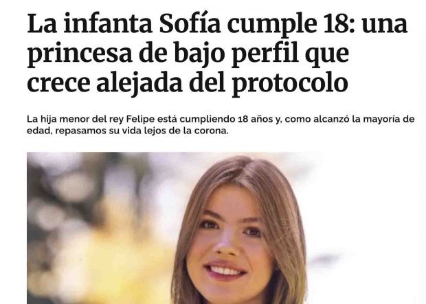 Infanta Sofía
