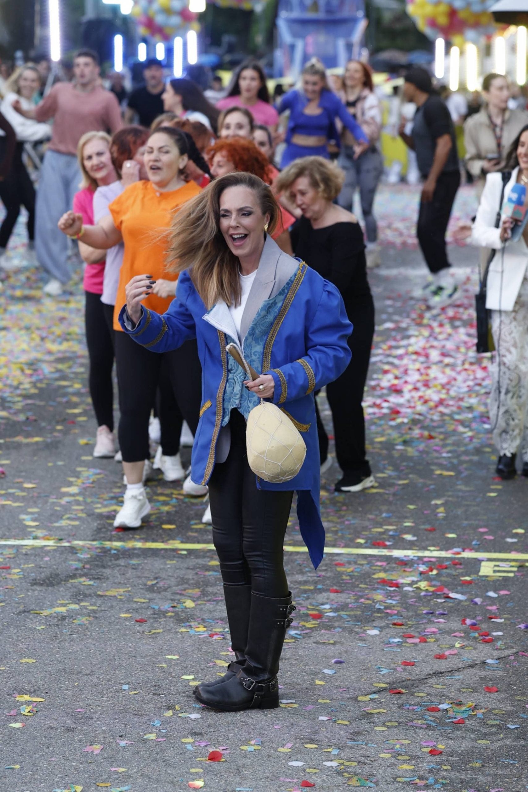 Roc&iacute;o Carrasco en el desfile de 'La familia de la tele'. (Foto: Gtres)