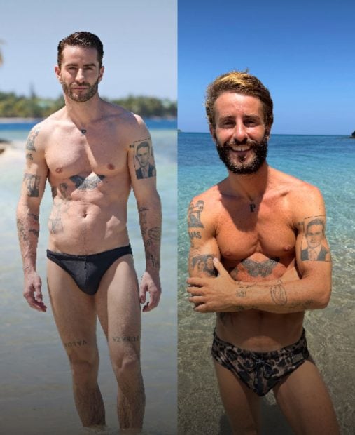 Pelayo D&iacute;az en Supervivientes. (Fotos: Telecinco)
