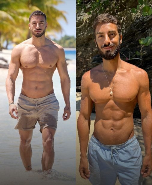 Borja Gonz&aacute;lez en Supervivientes. (Fotos: Telecinco)