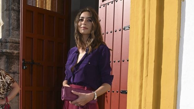 Roc&iacute;o Crusset en La Maestranza de Sevilla. (Foto: Gtres)
