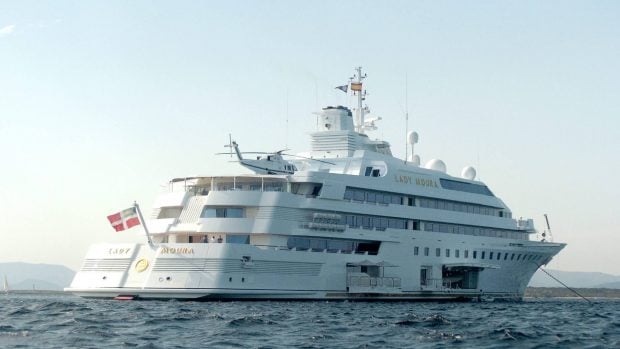 El yate de Ricardo Salinas. (Foto: Gtres)