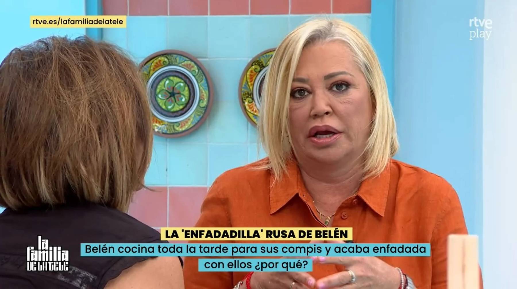 Bel&eacute;n Esteban en 'La familia de la tele'. (Foto: Gtres)