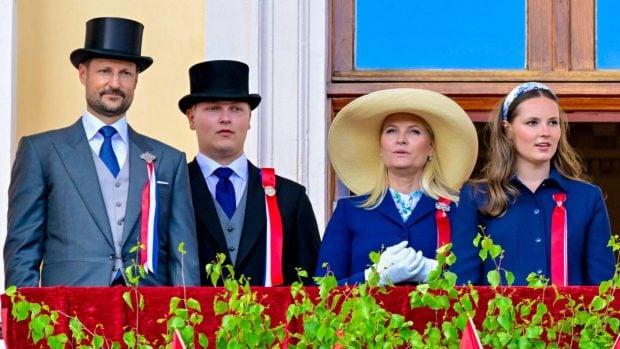 La familia real de Noruega celebrando el D&iacute;a Nacional. (Foto: Gtres)