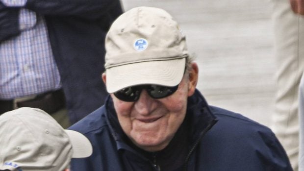 Juan Carlos I en Sangenjo. (Foto: Gtres)