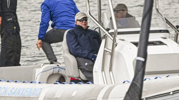Juan Carlos I en Sangenjo. (Foto: Gtres)